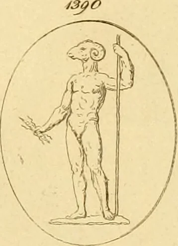 An illustration from A descriptive catalogue of a general collection of ancient and modern engraved gems, cameos as well as intaglios : taken from the most celebrated cabinets in Europe ; and cast in coloured pastes, white enamel, and sulphur, 1791, leaf 432