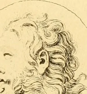An illustration from A descriptive catalogue of a general collection of ancient and modern engraved gems, cameos as well as intaglios : taken from the most celebrated cabinets in Europe ; and cast in coloured pastes, white enamel, and sulphur, 1791, leaf 446