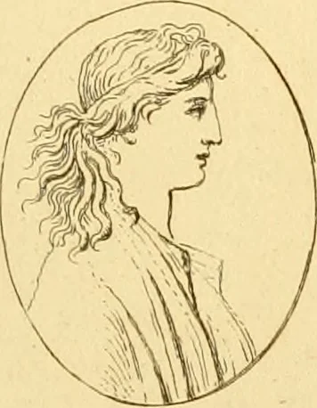 An illustration from A descriptive catalogue of a general collection of ancient and modern engraved gems, cameos as well as intaglios : taken from the most celebrated cabinets in Europe ; and cast in coloured pastes, white enamel, and sulphur, 1791, leaf 450