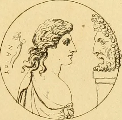 An illustration from A descriptive catalogue of a general collection of ancient and modern engraved gems, cameos as well as intaglios : taken from the most celebrated cabinets in Europe ; and cast in coloured pastes, white enamel, and sulphur, 1791, leaf 450