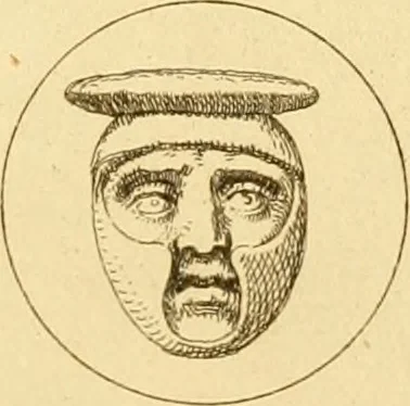 An illustration from A descriptive catalogue of a general collection of ancient and modern engraved gems, cameos as well as intaglios : taken from the most celebrated cabinets in Europe ; and cast in coloured pastes, white enamel, and sulphur, 1791, leaf 452