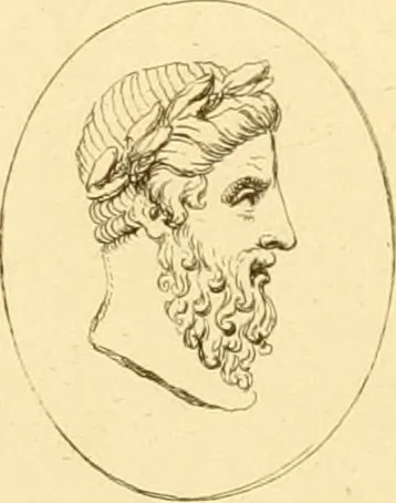 An illustration from A descriptive catalogue of a general collection of ancient and modern engraved gems, cameos as well as intaglios : taken from the most celebrated cabinets in Europe ; and cast in coloured pastes, white enamel, and sulphur, 1791, leaf 456