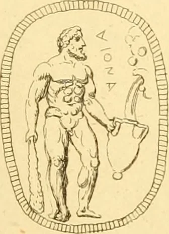 An illustration from A descriptive catalogue of a general collection of ancient and modern engraved gems, cameos as well as intaglios : taken from the most celebrated cabinets in Europe ; and cast in coloured pastes, white enamel, and sulphur, 1791, leaf 464