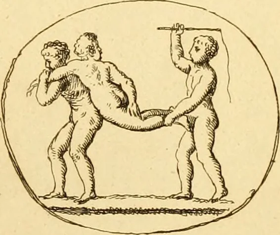 An illustration from A descriptive catalogue of a general collection of ancient and modern engraved gems, cameos as well as intaglios : taken from the most celebrated cabinets in Europe ; and cast in coloured pastes, white enamel, and sulphur, 1791, leaf 476