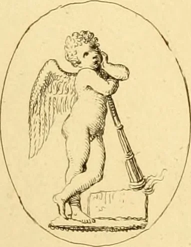 An illustration from A descriptive catalogue of a general collection of ancient and modern engraved gems, cameos as well as intaglios : taken from the most celebrated cabinets in Europe ; and cast in coloured pastes, white enamel, and sulphur, 1791, leaf 480