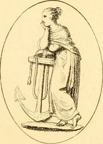 An illustration from A descriptive catalogue of a general collection of ancient and modern engraved gems, cameos as well as intaglios : taken from the most celebrated cabinets in Europe ; and cast in coloured pastes, white enamel, and sulphur, 1791, leaf 480