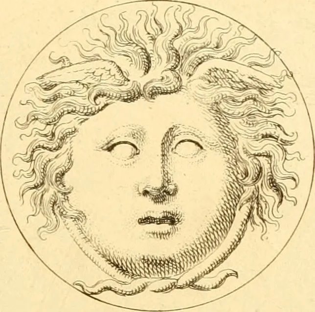 An illustration from A descriptive catalogue of a general collection of ancient and modern engraved gems, cameos as well as intaglios : taken from the most celebrated cabinets in Europe ; and cast in coloured pastes, white enamel, and sulphur, 1791, leaf 484