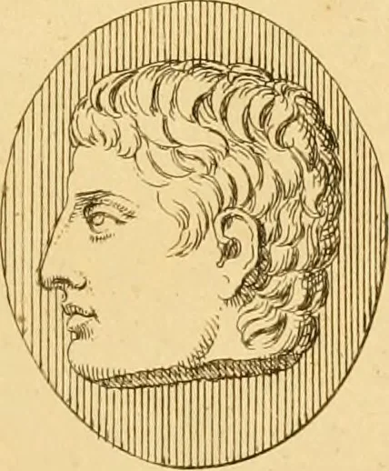 An illustration from A descriptive catalogue of a general collection of ancient and modern engraved gems, cameos as well as intaglios : taken from the most celebrated cabinets in Europe ; and cast in coloured pastes, white enamel, and sulphur, 1791, leaf 492