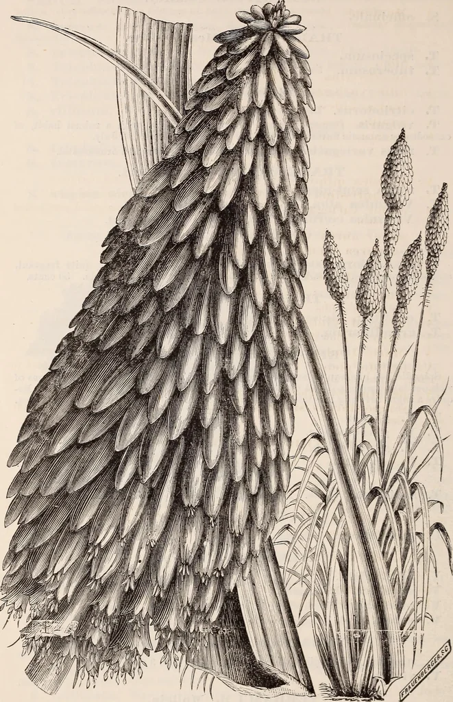 An illustration from Descriptive catalogue of ornamental trees, shrubs, roses, flowering plants, &c, 1875, leaf 120