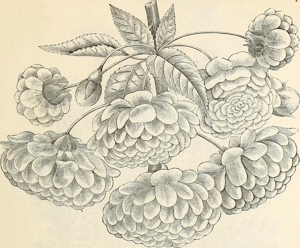 An illustration from Descriptive catalogue of hardy ornamental trees, shrubs, herbaceous perennial plants, etc. : twenty-fourth edition, 1880, leaf 24