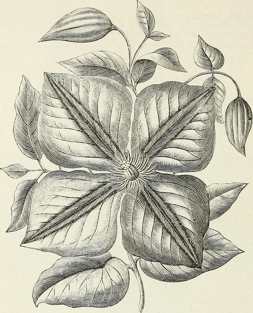 An illustration from Descriptive catalogue of ornamental trees, shrubs, hardy perennial plants, etc. : twenty-fifth edition, 1882, leaf 101
