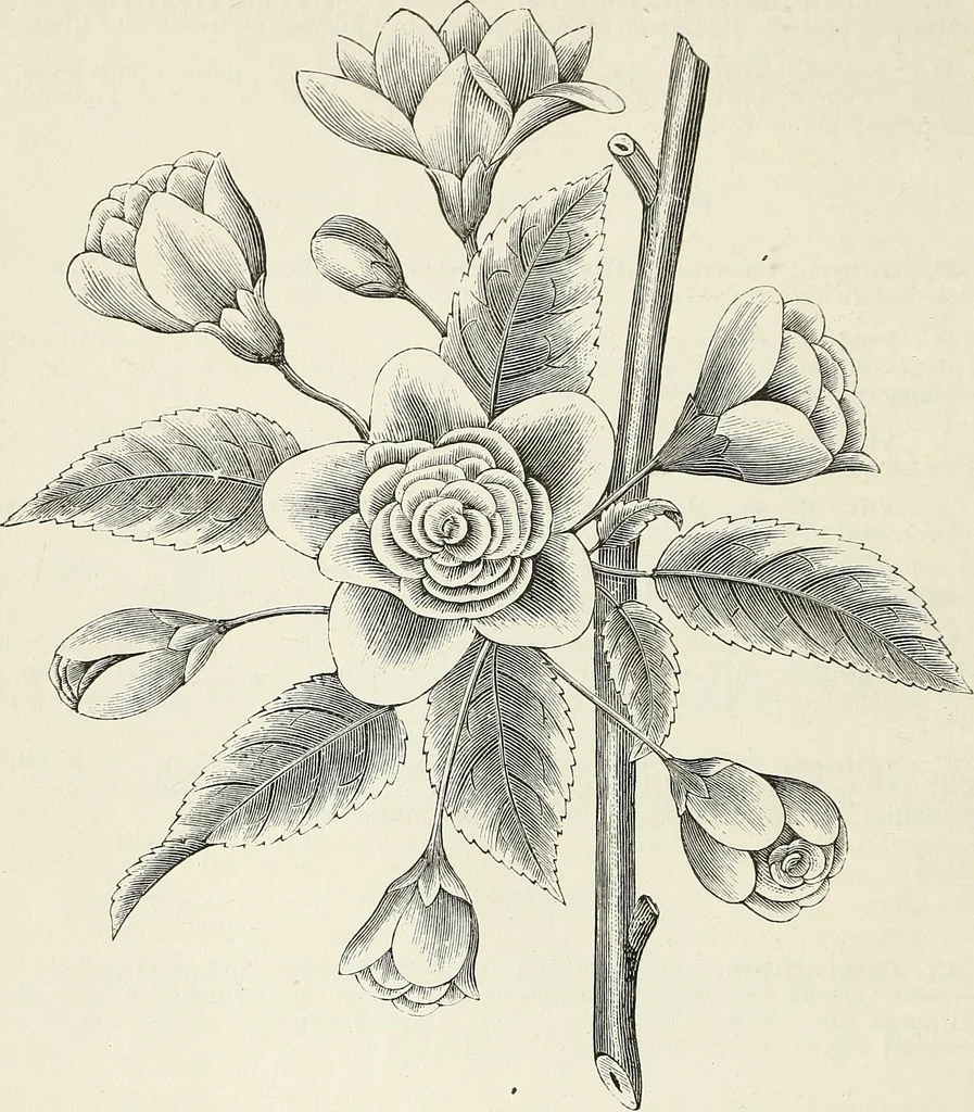 An illustration from Descriptive catalogue of ornamental trees, shrubs, hardy perennial plants, etc. : twenty-fifth edition, 1882, leaf 45