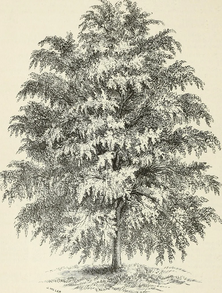 An illustration from Descriptive catalogue of ornamental trees, shrubs, hardy perennial plants, etc. : twenty-fifth edition, 1882, leaf 51