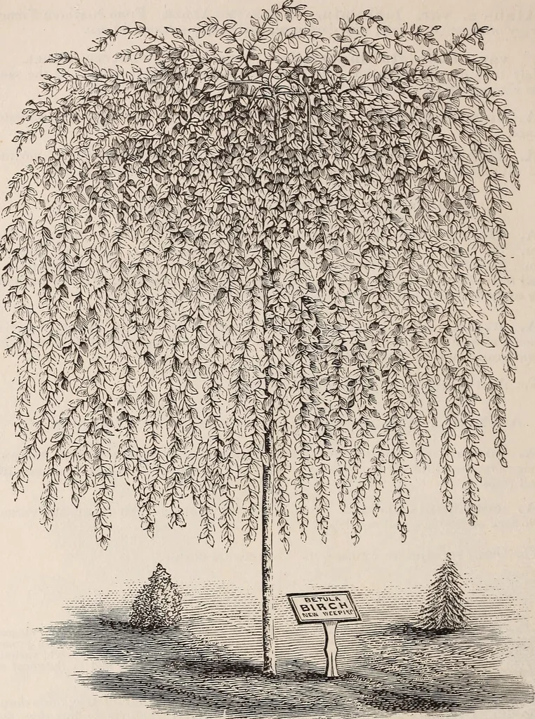 An illustration from Descriptive catalogue of ornamental trees, shrubs, roses, etc., : cultivated and for sale at the Mount Hope Nurseries, Rochester, N.Y, 1886, leaf 23