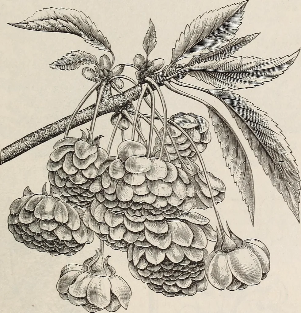 An illustration from Descriptive catalogue of ornamental trees, shrubs, roses, etc., : cultivated and for sale at the Mount Hope Nurseries, Rochester, N.Y, 1886, leaf 26