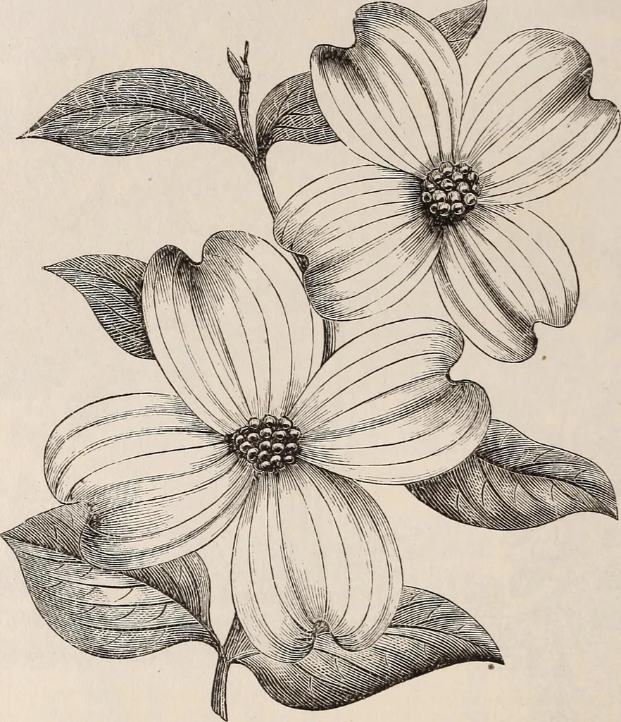 An illustration from Descriptive catalogue of ornamental trees, shrubs, roses, etc., : cultivated and for sale at the Mount Hope Nurseries, Rochester, N.Y, 1886, leaf 29