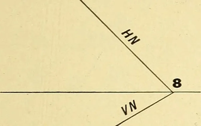 An illustration from Descriptive geometry, 1909, leaf 152