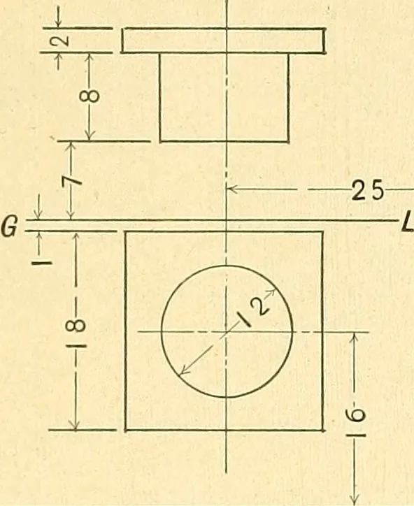 An illustration from Descriptive geometry, 1909, leaf 159