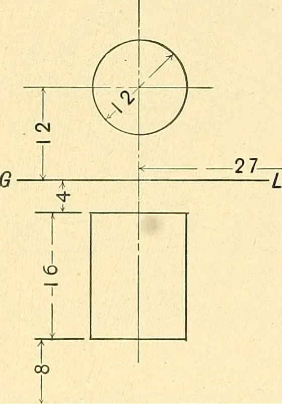 An illustration from Descriptive geometry, 1909, leaf 159