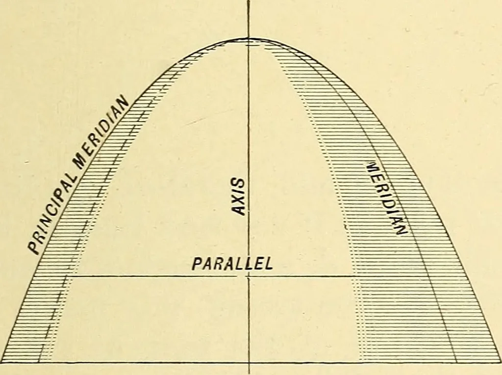 An illustration from Descriptive geometry, 1909, leaf 88