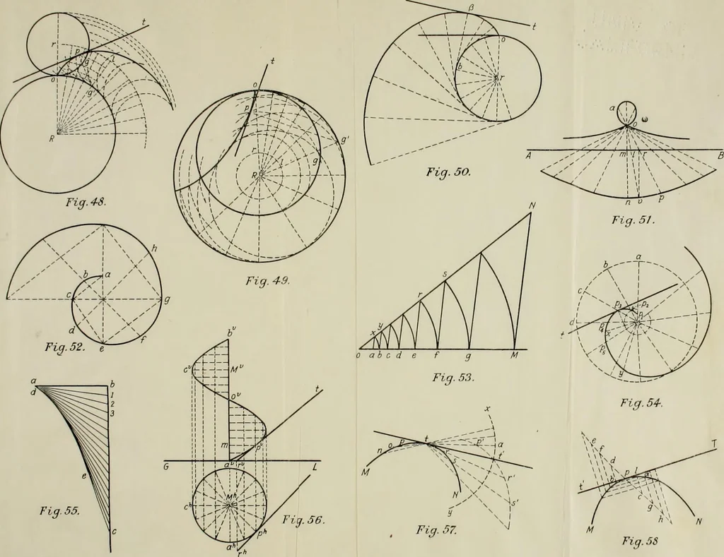 An illustration from Descriptive geometry; with numerous problems and practical applications, 1922, leaf 146