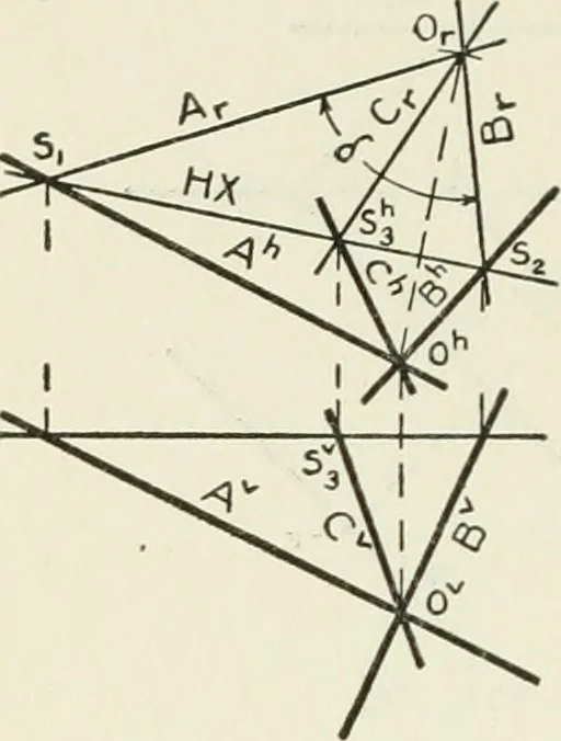 An illustration from Descriptive geometry, 1918, leaf 165