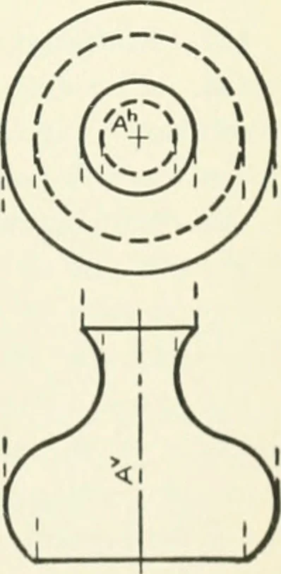 An illustration from Descriptive geometry, 1918, leaf 222