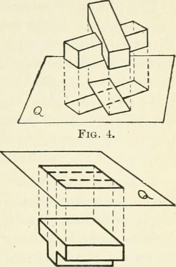 An illustration from Descriptive geometry, 1918, leaf 26