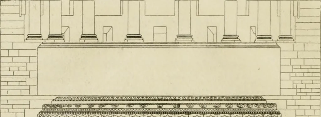 An illustration from A descriptive and historical account of various palaces, and public buildings, English and foreign, 1810, leaf 334