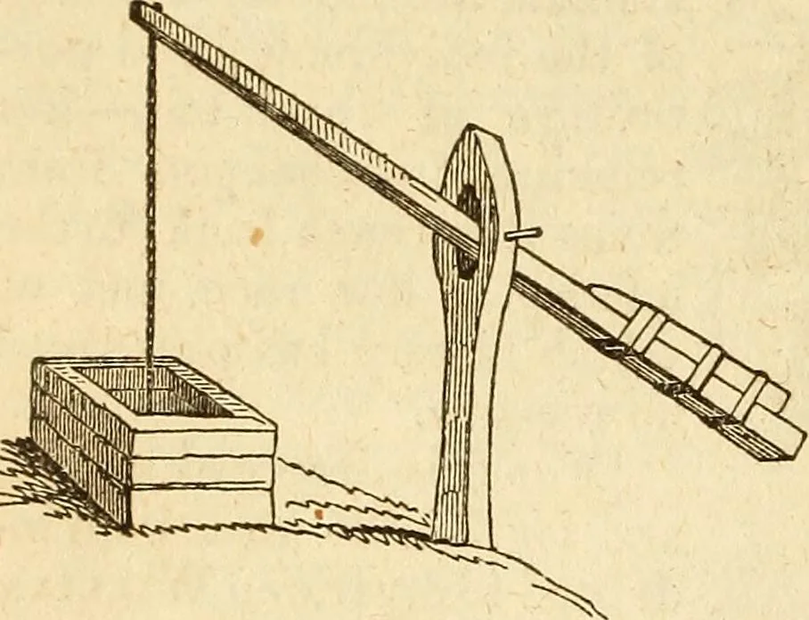 An illustration from A descriptive and historical account of hydraulic and other machines for raising water, 1850, leaf 124