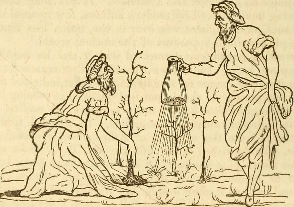 An illustration from A descriptive and historical account of hydraulic and other machines for raising water, 1850, leaf 218