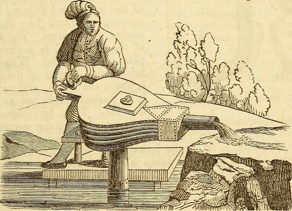 An illustration from A descriptive and historical account of hydraulic and other machines for raising water, 1850, leaf 231