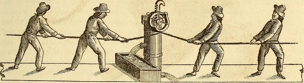 An illustration from A descriptive and historical account of hydraulic and other machines for raising water, 1850, leaf 251