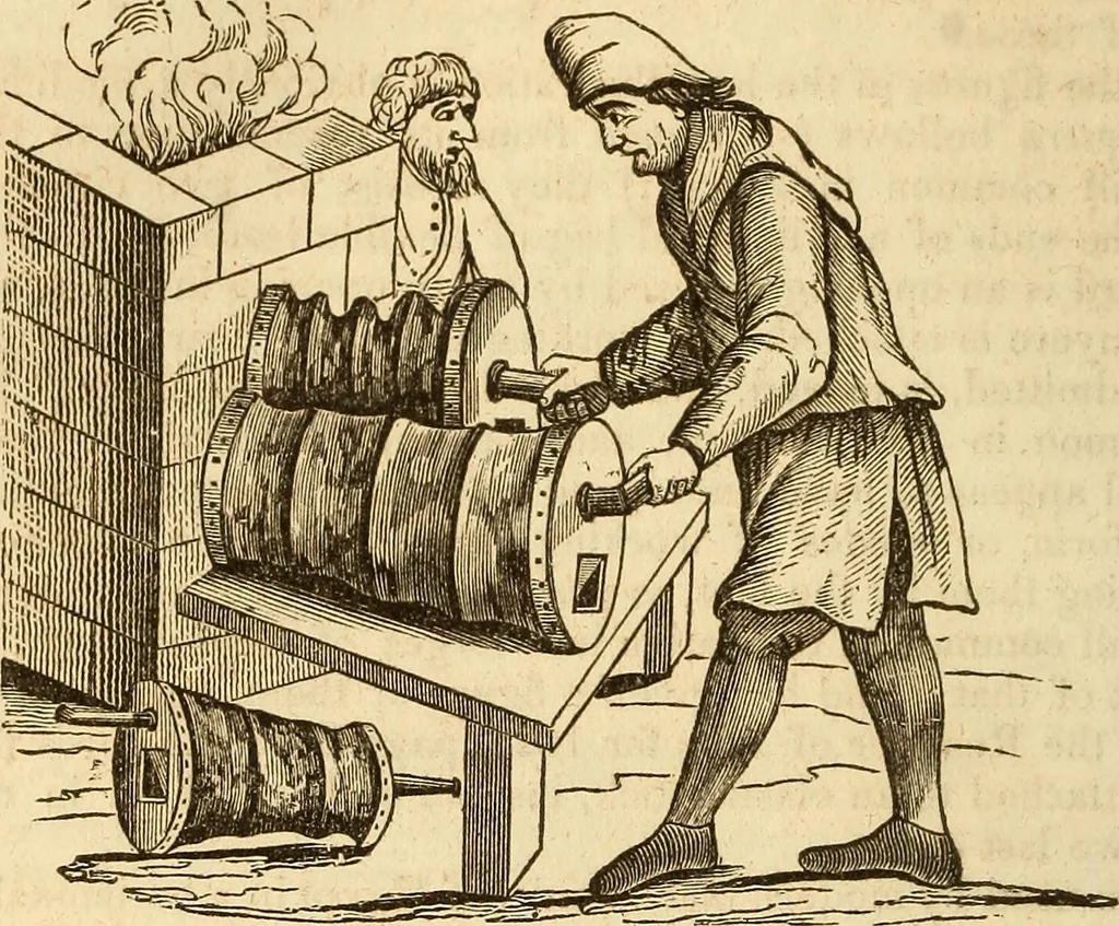 An illustration from A descriptive and historical account of hydraulic and other machines for raising water, 1850, leaf 264