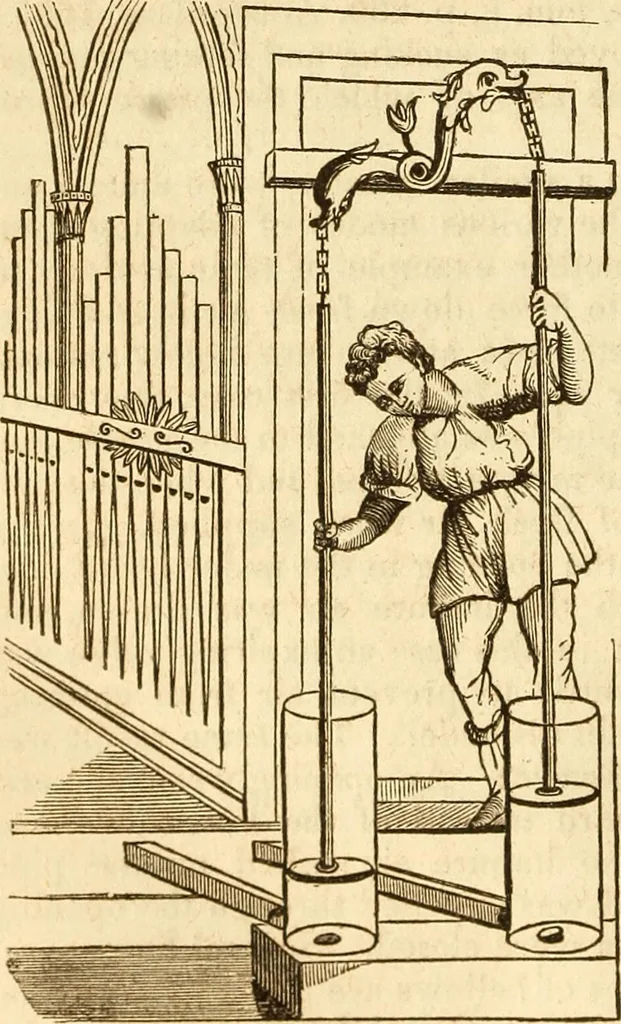 An illustration from A descriptive and historical account of hydraulic and other machines for raising water, 1850, leaf 268