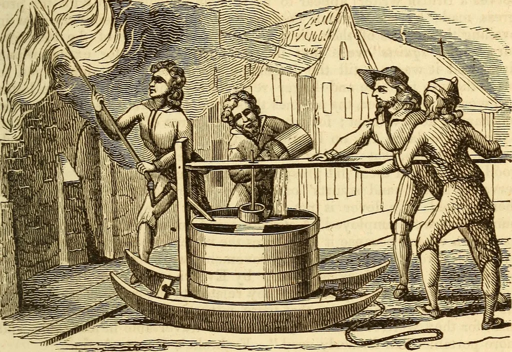 An illustration from A descriptive and historical account of hydraulic and other machines for raising water, 1850, leaf 343