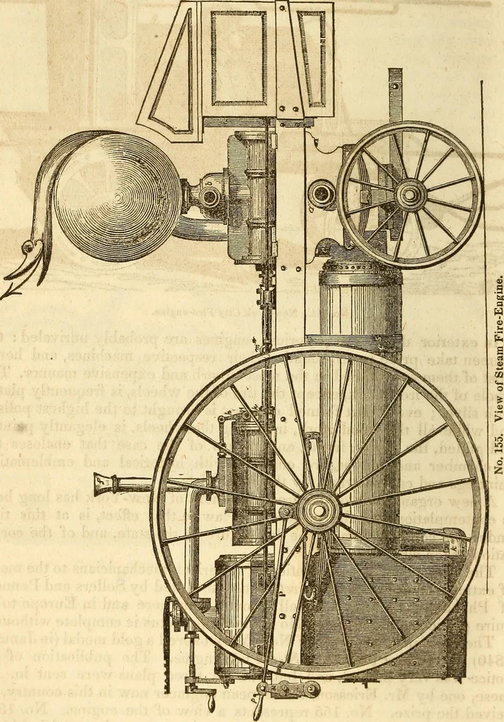 An illustration from A descriptive and historical account of hydraulic and other machines for raising water, 1850, leaf 370