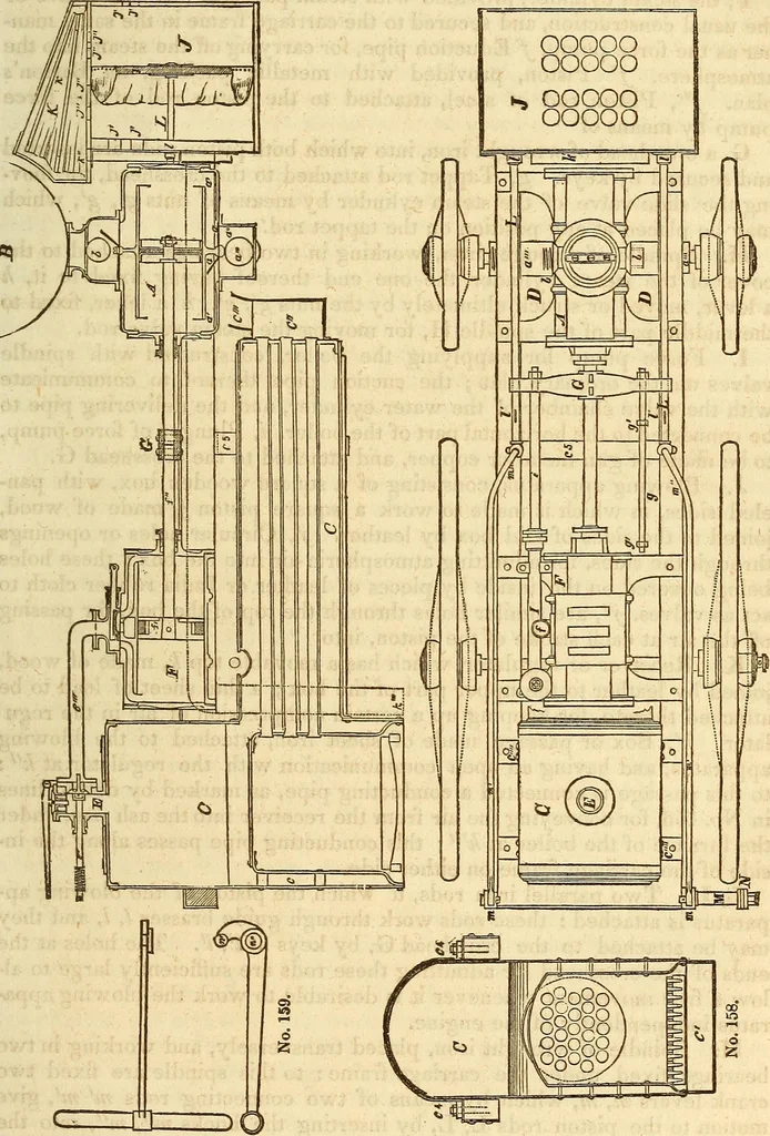 An illustration from A descriptive and historical account of hydraulic and other machines for raising water, 1850, leaf 371