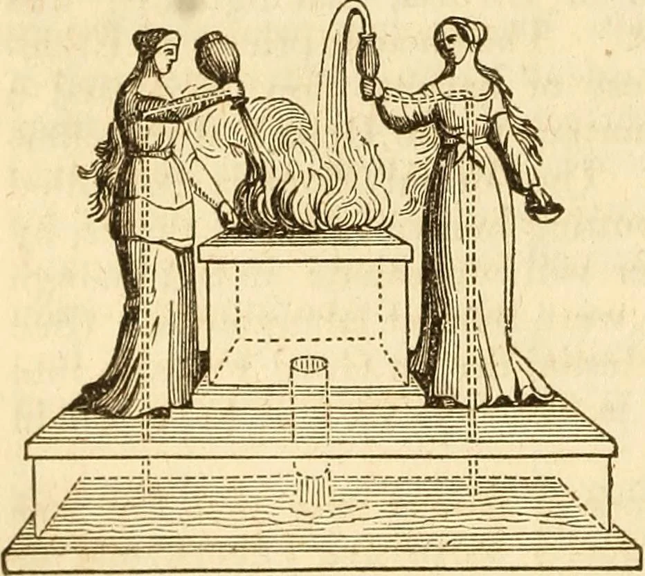 An illustration from A descriptive and historical account of hydraulic and other machines for raising water, 1850, leaf 408