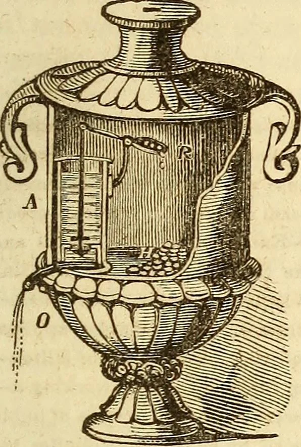An illustration from A descriptive and historical account of hydraulic and other machines for raising water, 1850, leaf 411