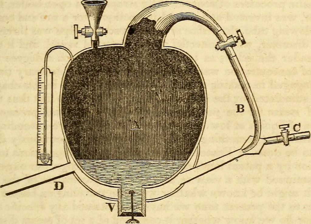 An illustration from A descriptive and historical account of hydraulic and other machines for raising water, 1850, leaf 519