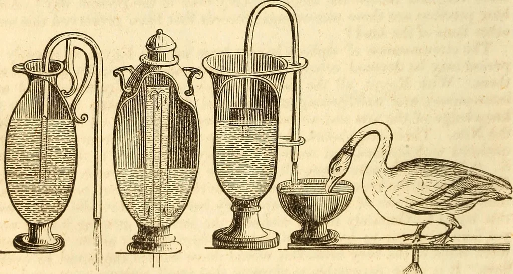 An illustration from A descriptive and historical account of hydraulic and other machines for raising water, 1850, leaf 542