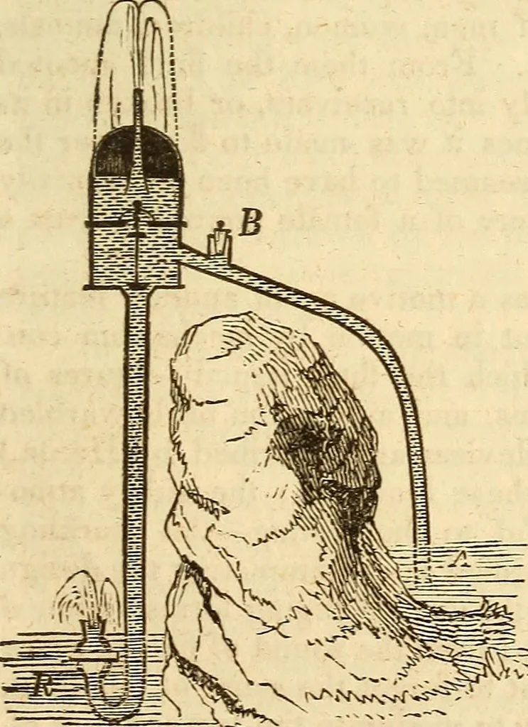 An illustration from A descriptive and historical account of hydraulic and other machines for raising water, 1850, leaf 555