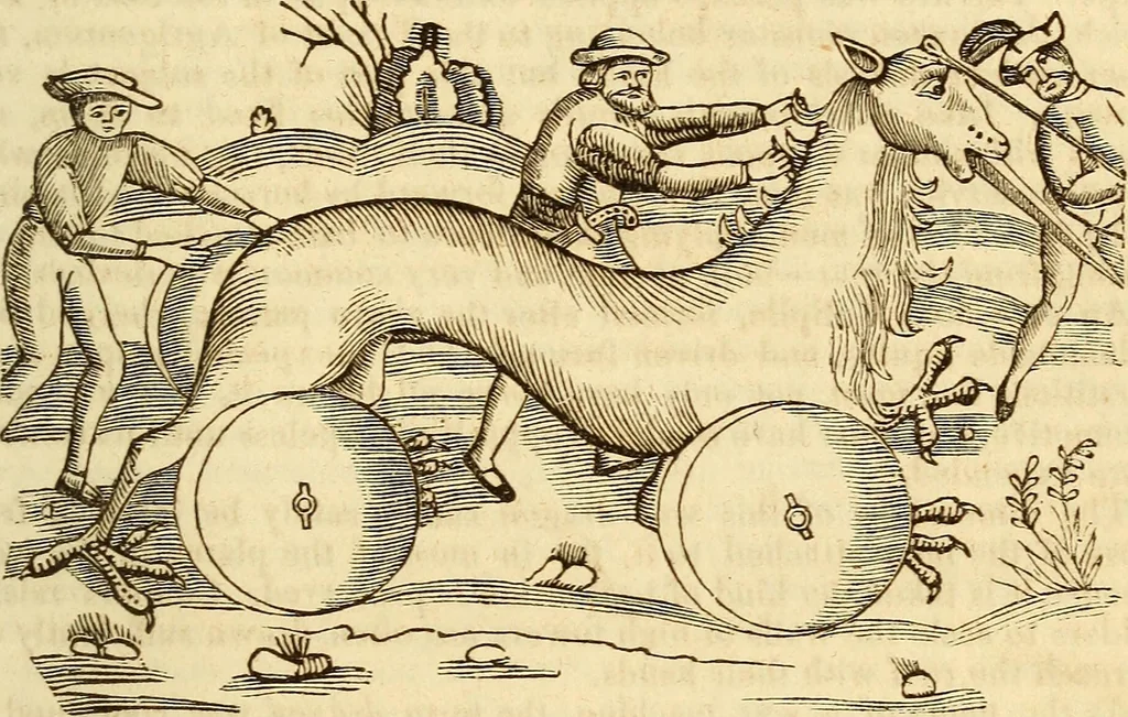 An illustration from A descriptive and historical account of hydraulic and other machines for raising water, 1850, leaf 605