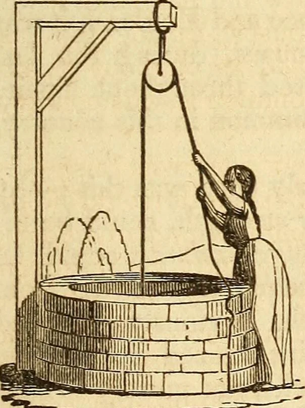 An illustration from A descriptive and historical account of hydraulic and other machines for raising water, 1850, leaf 83
