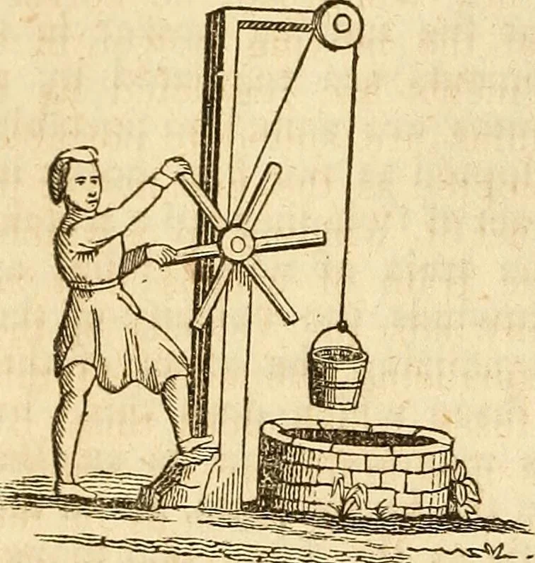 An illustration from A descriptive and historical account of hydraulic and other machines for raising water, 1850, leaf 96