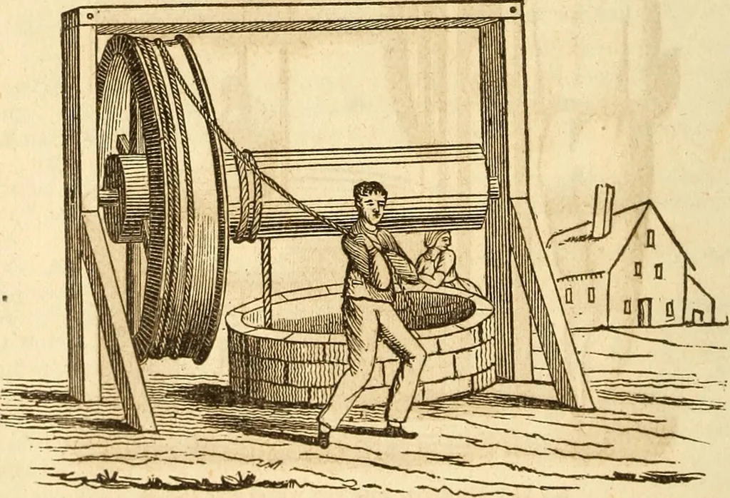 An illustration from A descriptive and historical account of hydraulic and other machines for raising water, 1850, leaf 96