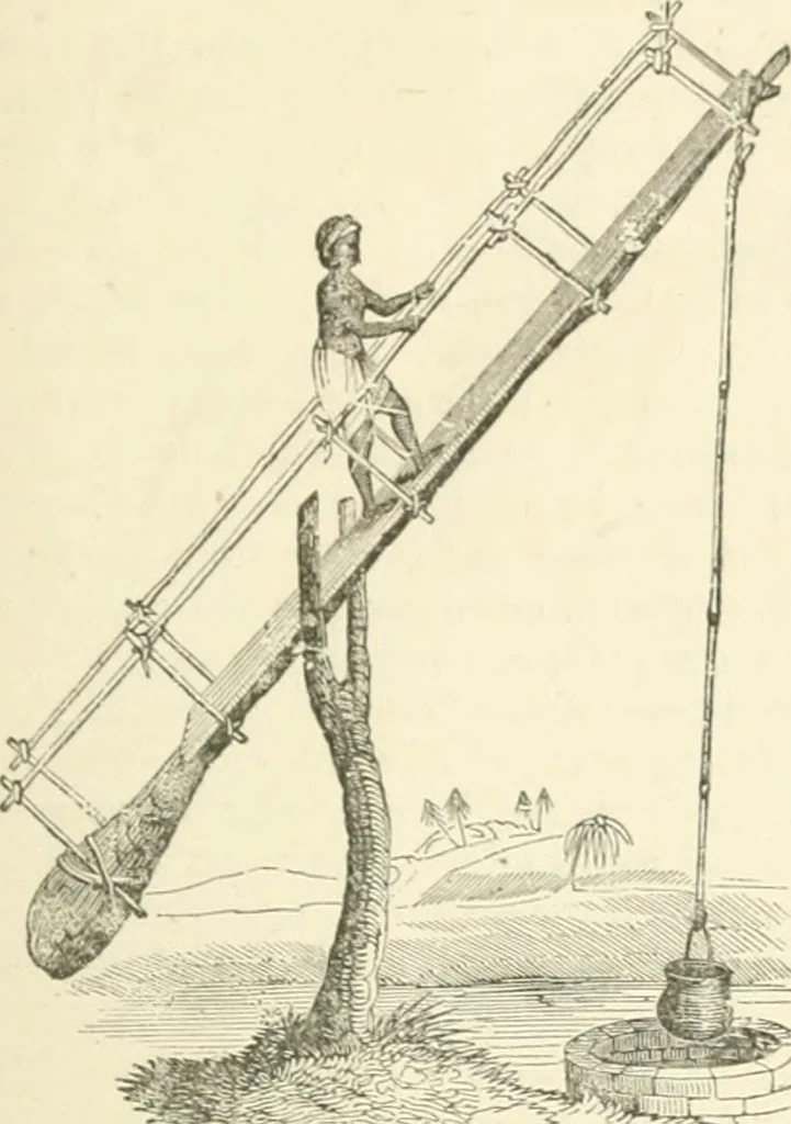 An illustration from A descriptive and historical account of hydraulic and other machines for raising water, ancient and modern : with observations on various subjects connected with the mechanic arts: including the progressive development of the steam engine, 1876, leaf 111