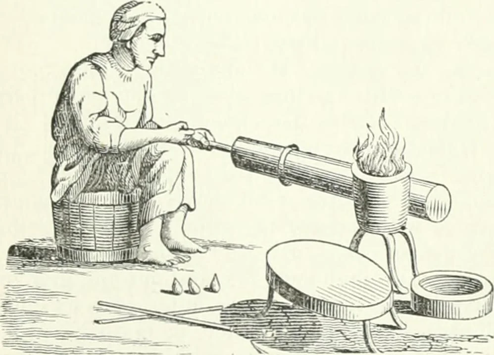 An illustration from A descriptive and historical account of hydraulic and other machines for raising water, ancient and modern : with observations on various subjects connected with the mechanic arts: including the progressive development of the steam engine, 1876, leaf 262