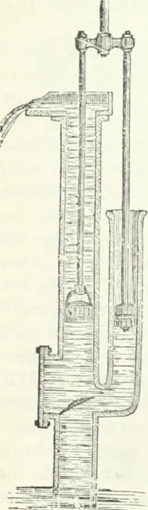 An illustration from A descriptive and historical account of hydraulic and other machines for raising water, ancient and modern : with observations on various subjects connected with the mechanic arts: including the progressive development of the steam engine, 1876, leaf 294